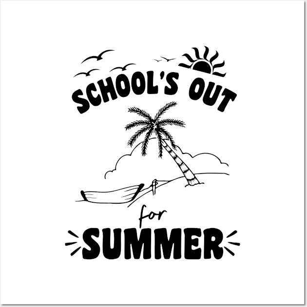 School Out For Summer Wall Art by Xtian Dela ✅